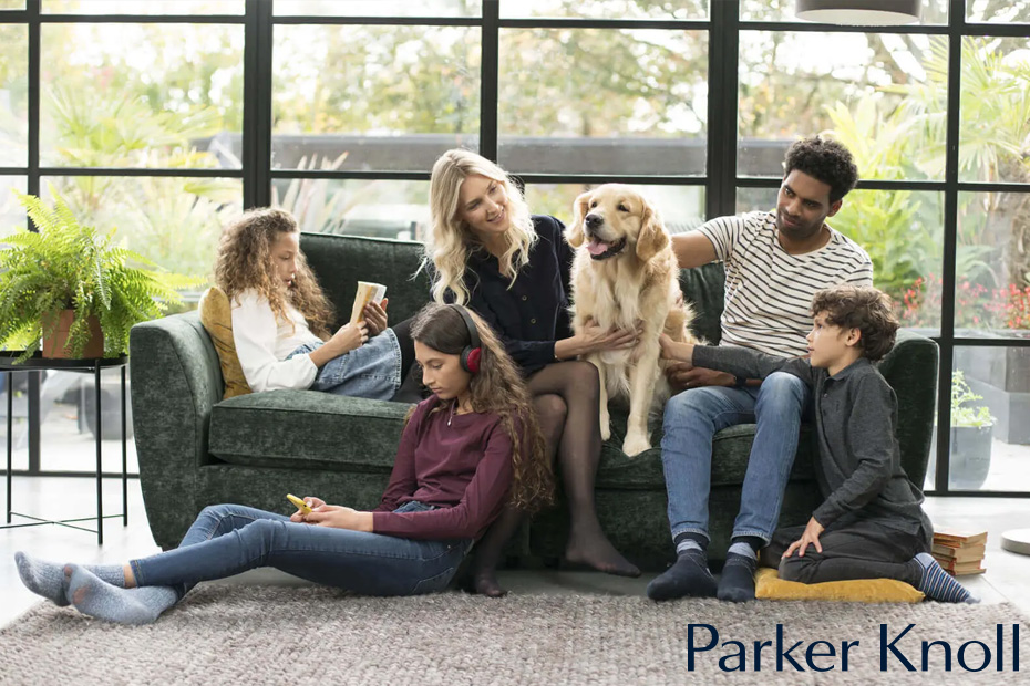 Parker Knoll - Family on Sofa